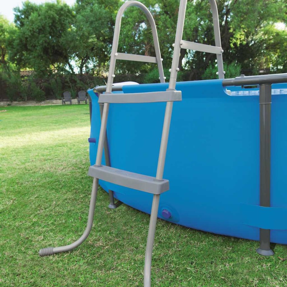 Bestway Escalera para piscina 2 peldaños Flowclear 84
