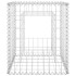 Cestas postes de gaviones 2 unidades hierro 50x50x60