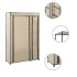 Armario plegable de tela color crema 110x45x175