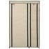Armario plegable de tela color crema 110x45x175