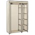 Armario plegable de tela color crema 110x45x175