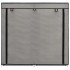 Mueble zapatero con funda de tela gris 115x28x110