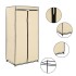 Armarios 2 unidades color crema 75x50x160