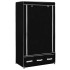 Armario de tela negro 87x49x159