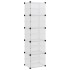 Zapatero PP transparente 44x31,5x153,5