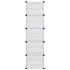 Zapatero PP transparente 44x31,5x153,5