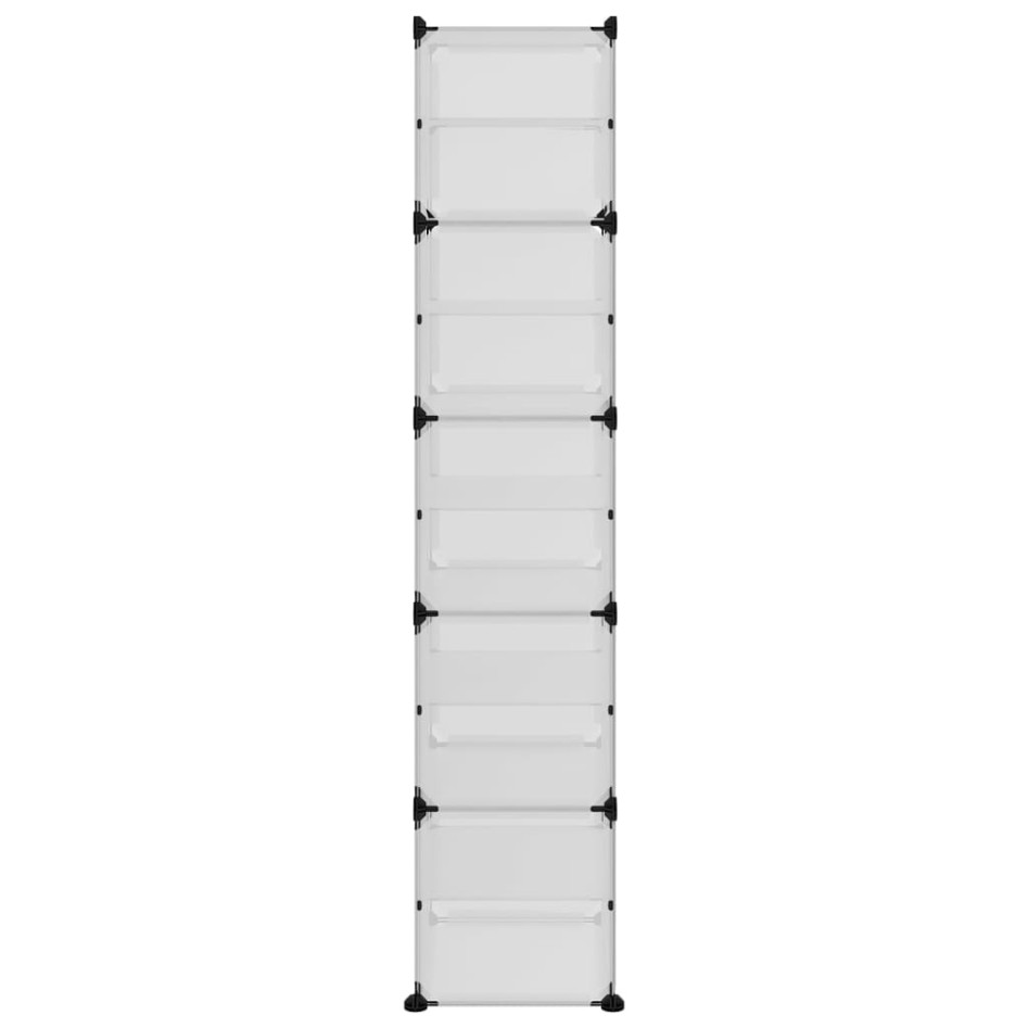 Zapatero PP transparente 44x31,5x153,5