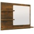 Espejo de baño madera contrachapada roble ahumado 60x10,5x45