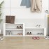 Mueble zapatero madera contrachapada blanco 150x35x45