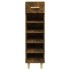 Mueble zapatero madera contrachapada roble ahumado 30x35x105