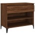 Mueble zapatero madera contrachapada roble marrón 70x36x60