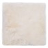 Cojines de sillas 2 uds piel de oveja auténtica blanco 40x40