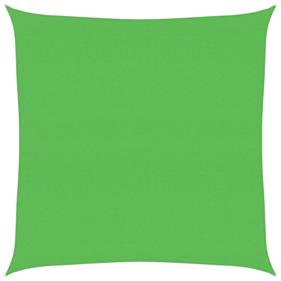 Toldo de vela HDPE verde claro 160 g/m² 4x4