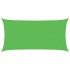 Toldo de vela HDPE verde claro 160 g/m² 3x6