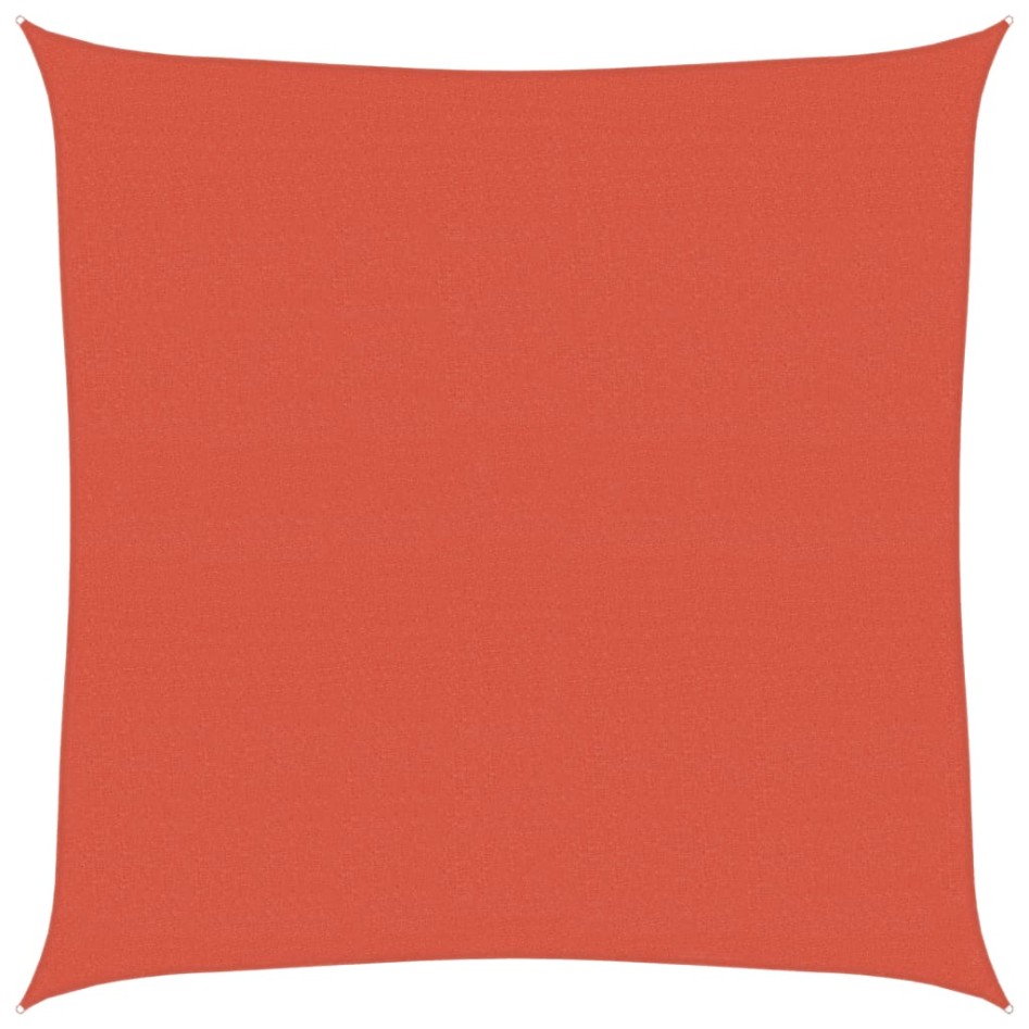 Toldo de vela HDPE terracota 160 g/m² 4x4