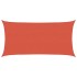 Toldo de vela HDPE terracota 160 g/m² 2,5x5