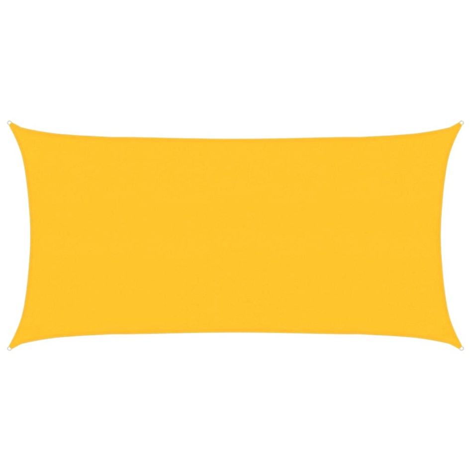 Toldo de vela HDPE amarrilo 160 g/m² 2,5x5
