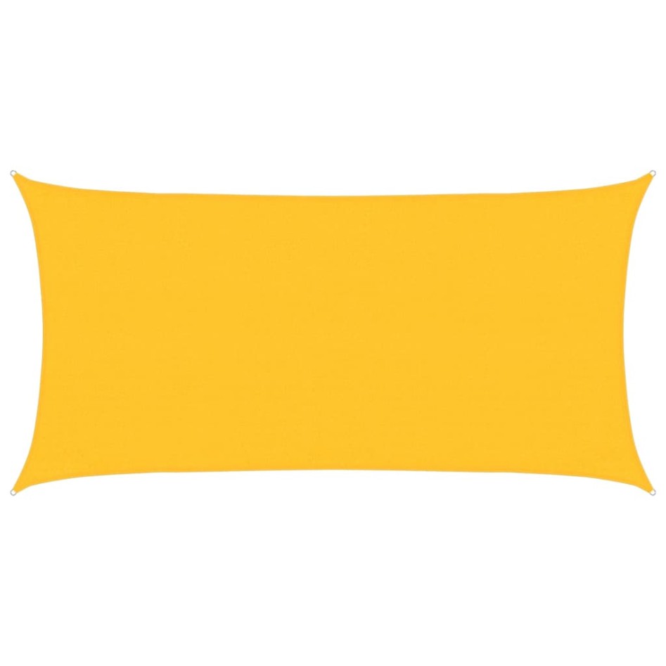 Toldo de vela HDPE amarrilo 160 g/m² 3x6