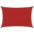 Toldo de vela rojo HDPE 160 g/m² 3x4