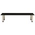 Mueble para TV de vidrio templado negro 80x35x17