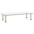 Mueble para TV de vidrio templado transparente 80x35x17