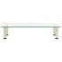 Mueble para TV de vidrio templado transparente 80x35x17
