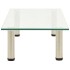 Mueble para TV de vidrio templado transparente 80x35x17