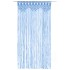 Cortina de macramé algodón azul 140x240