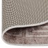 Alfombra lavable antideslizante beige 120