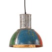 Lámpara colgante industrial redonda multicolor E27 25 W 28,5 cm