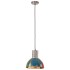 Lámpara colgante industrial redonda multicolor E27 25 W 28,5