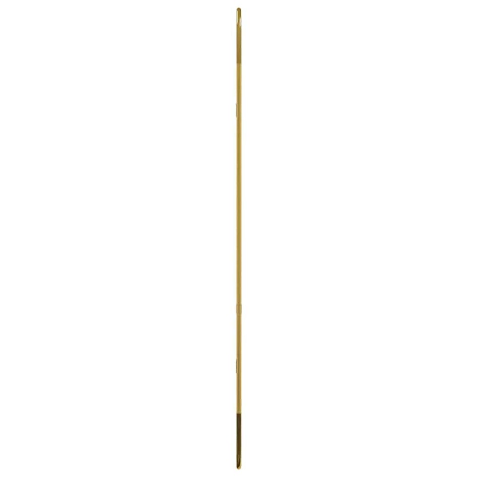 Espejo de pared ovalado dorado 80x35