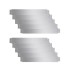 Set 10 paneles divisorios flexibles de acero galvanizado 100x14