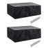 Funda de muebles de jardín 2 uds set ratán 8 personas 8