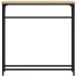 Mesa consola madera de ingeniería roble Sonoma 75x19,5x75