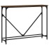 Mesa consola madera de ingeniería marrón roble 102x22,5x75