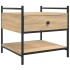 Mesa de centro madera de ingeniería roble Sonoma 50x50x50
