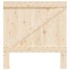 Cabecero de madera maciza de pino 100x104