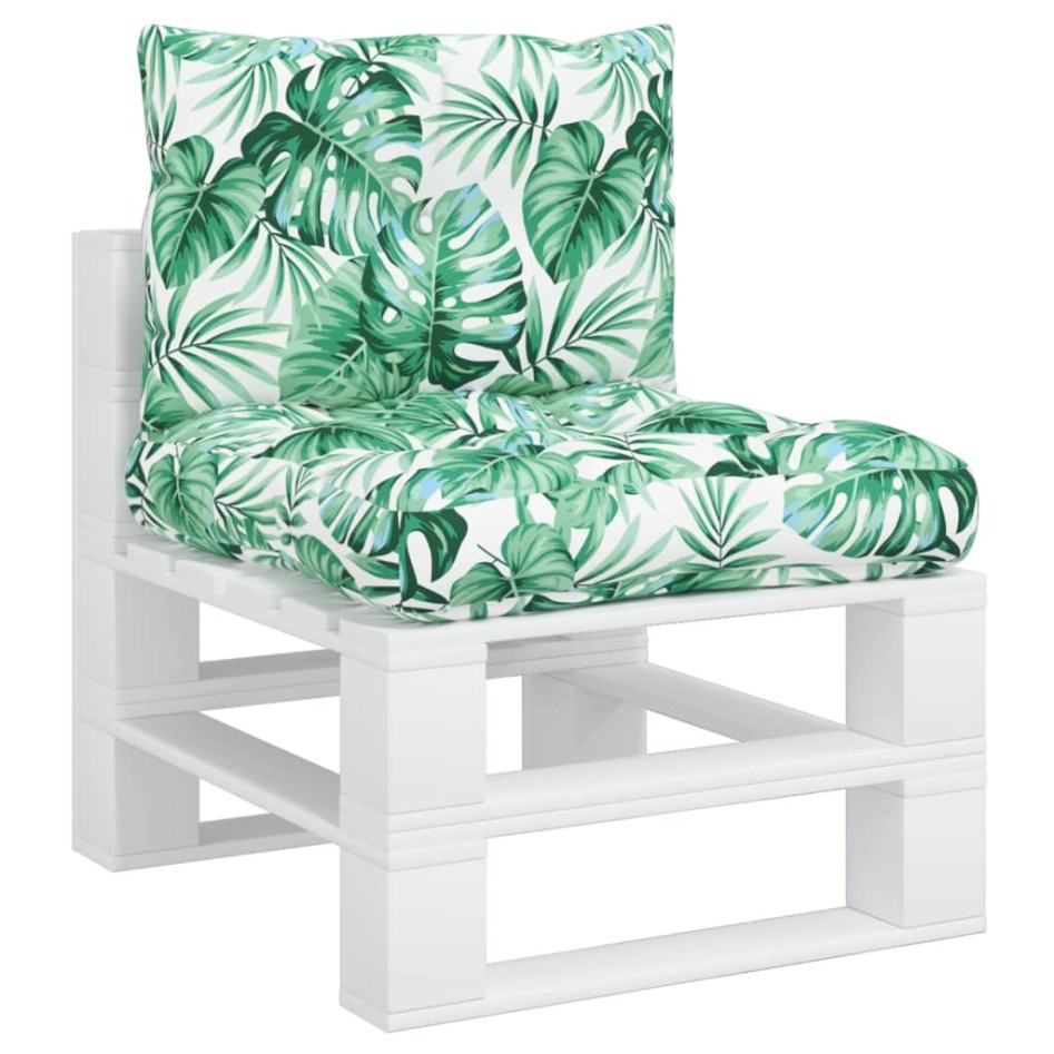 Cojines para palets 2 unidades tela estampado de