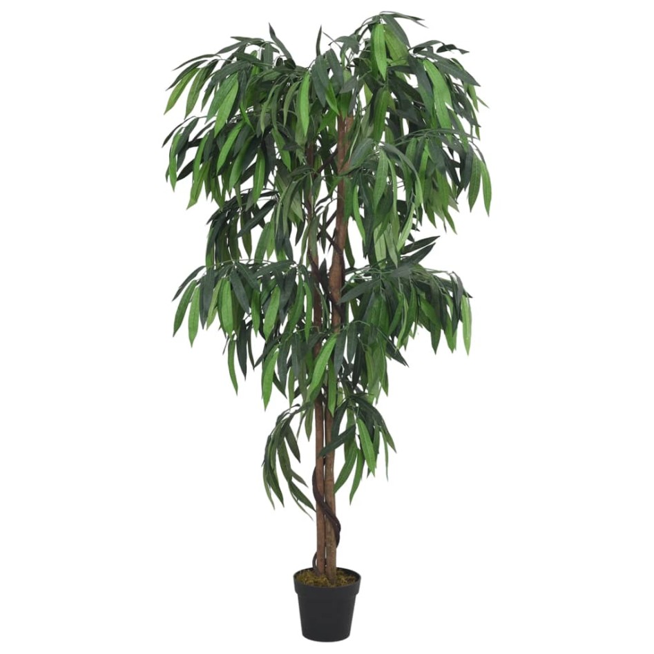 Árbol de mango artificial con 300 hojas verde 80