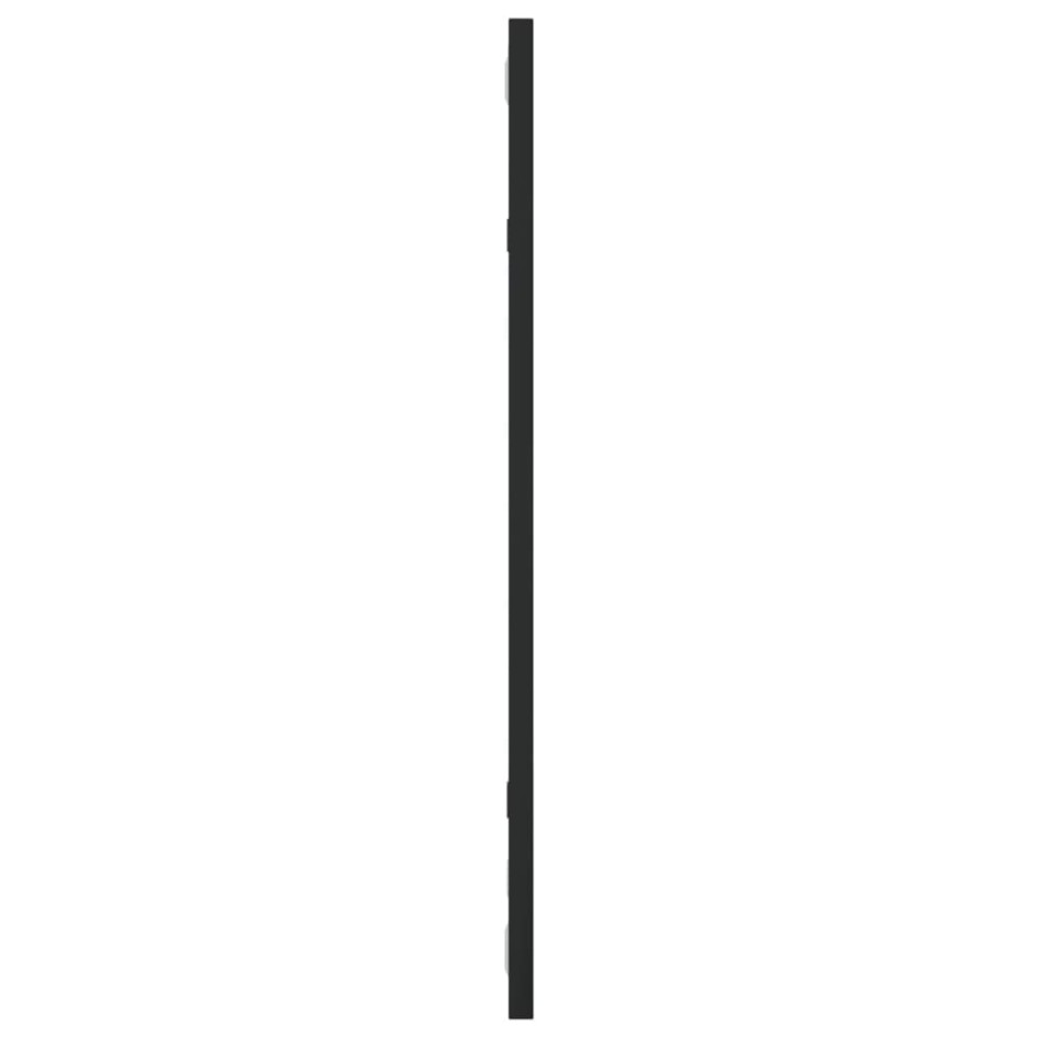 Espejo de pared rectangular de hierro negro 30x60