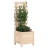 Jardinera con estantería madera maciza pino 39x39,5x114