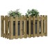 Arriate elevado jardín valla madera impregnada pino