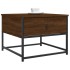 Mesa de centro madera de ingeniería roble marrón 51x51x40