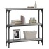 Mesa consola madera de ingeniería gris Sonoma 75x22,5x75