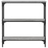 Mesa consola madera de ingeniería gris Sonoma 75x22,5x75
