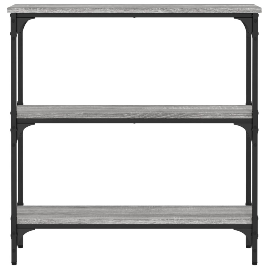 Mesa consola madera de ingeniería gris Sonoma 75x22,5x75