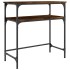 Mesa consola madera de ingeniería roble ahumado 75x35,5x75