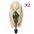 Cubiertas para plantas con cremallera 2 uds 70 g/m² 3,14x2,5