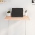 Tablero de mesa madera maciza roble borde natural 60x50x2